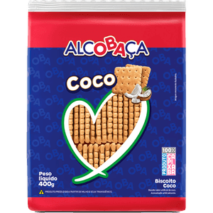 BISCOITO ALCOBACA 400G COCO